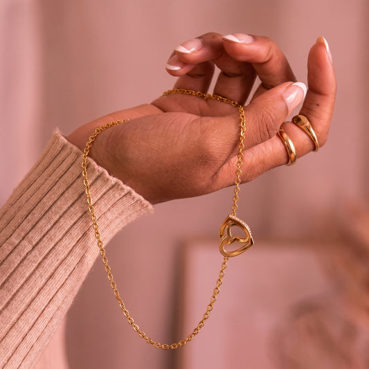 Interlocking Hearts Necklace