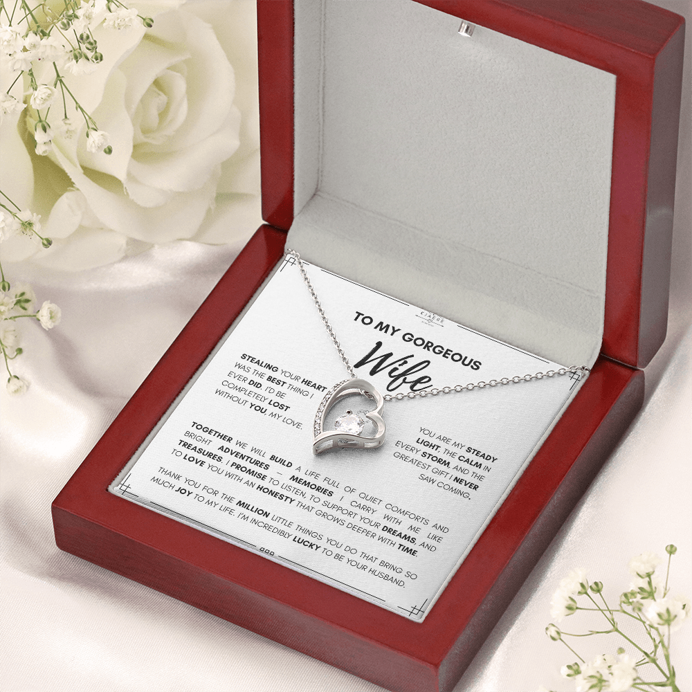 To My Wife Forever Love Necklace