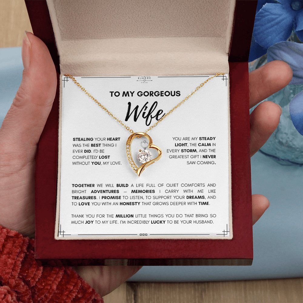To My Wife Forever Love Necklace