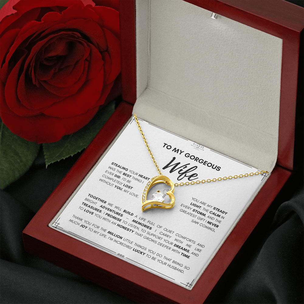 To My Wife Forever Love Necklace