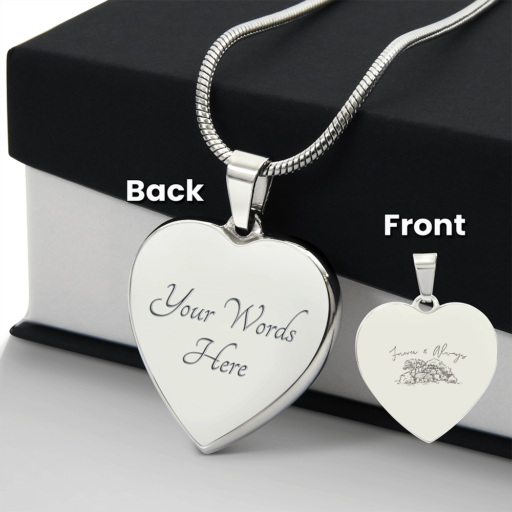 Forever & Always Heart Necklace