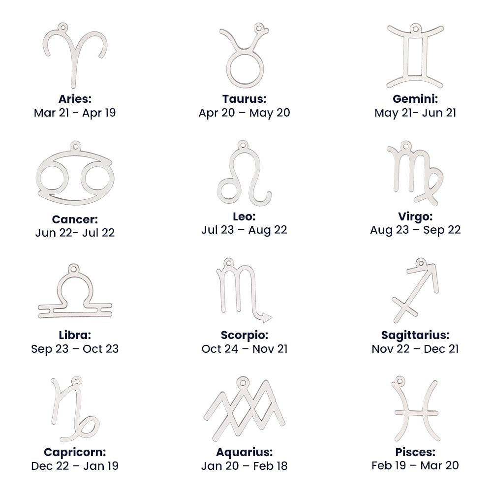 To My Soulmate Zodiac Neklace