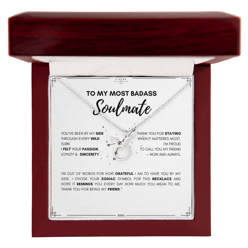 To My Soulmate Zodiac Neklace