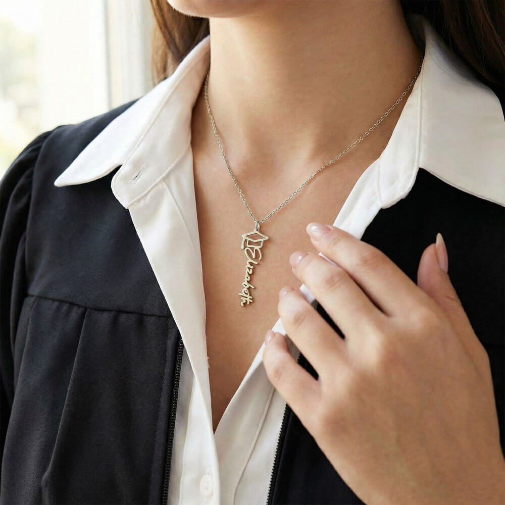 Graduation Name Necklace