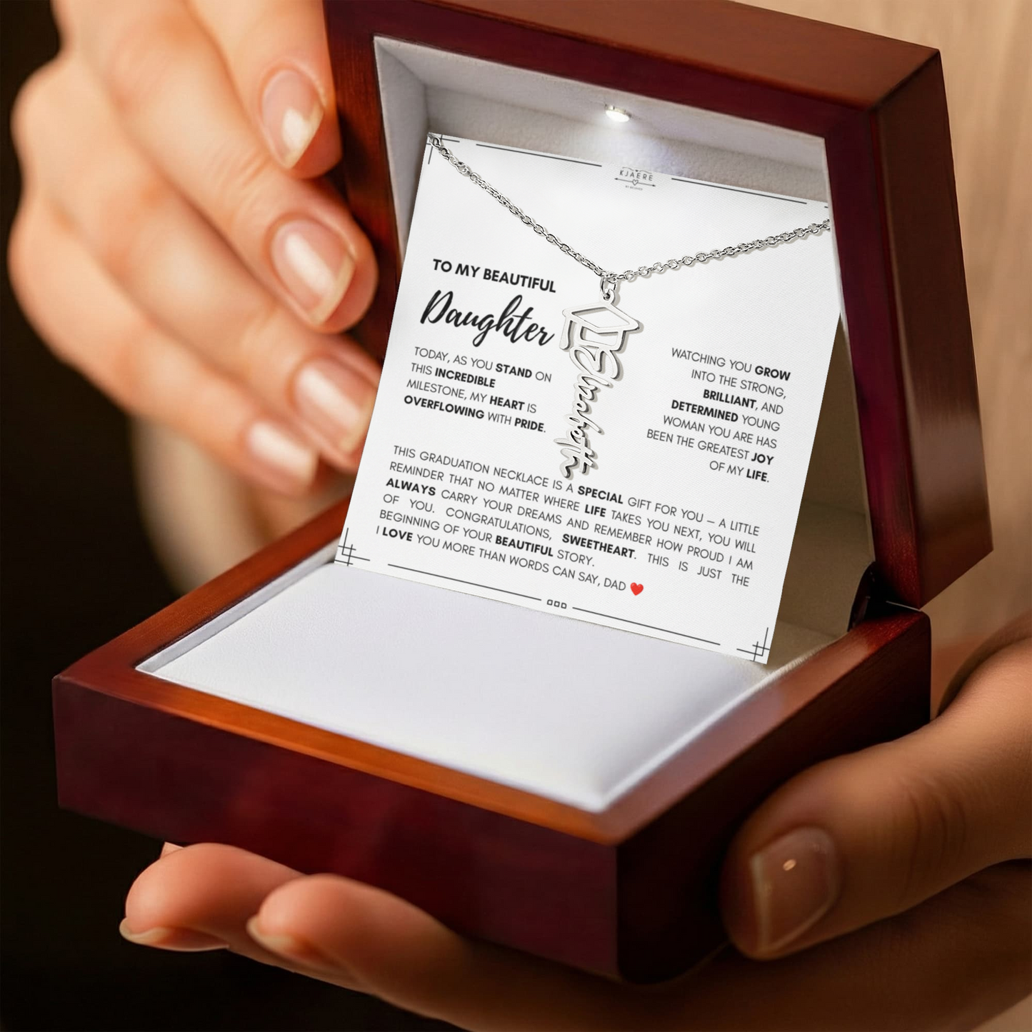 Graduation Name Necklace