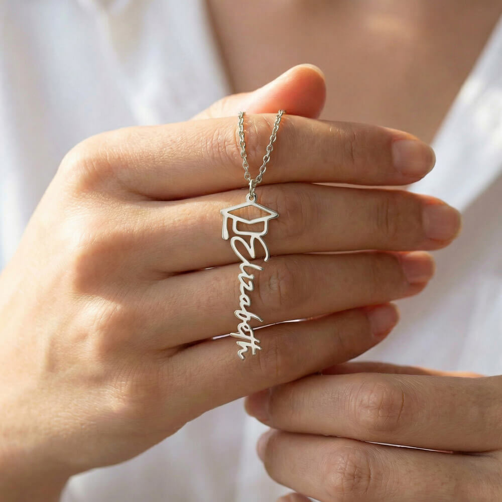 Graduation Name Necklace