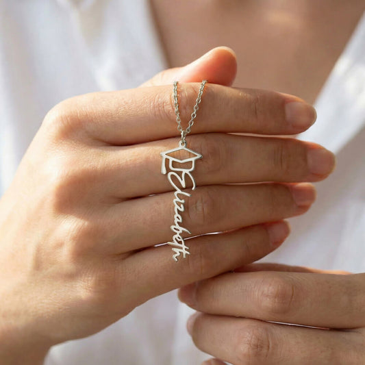 Graduation Name Necklace