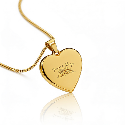 Forever & Always Heart Necklace